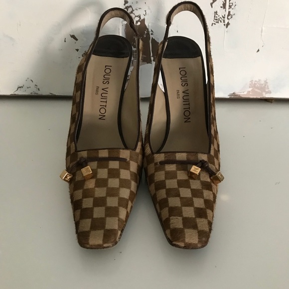 louis vuitton slingback pumps